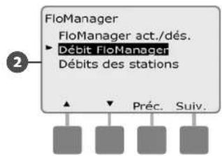 RAIN BIRD ESPLXMEF - Réglage du débit FloManager - 4