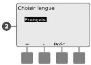RAIN BIRD ESPLXMEF - Configurer la langue - 4