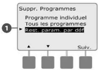 RAIN BIRD ESPLXMEF - Restaurer les paramètres par défaut - 3