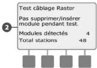 RAIN BIRD ESPLXMEF - Test câblage Raster - 4