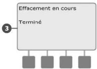 RAIN BIRD ESPLXMEF - Effacer les programmes individuellement - 4