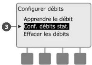 RAIN BIRD ESPLXMEF - Configurer manuellement les débits des stations - 5