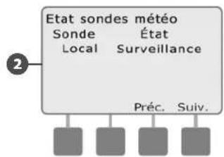 RAIN BIRD ESPLXMEF - État des sondes météo - 4