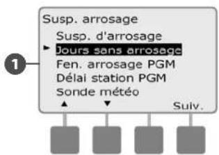 RAIN BIRD ESPLXMEF - Jours sans arrosage - 3