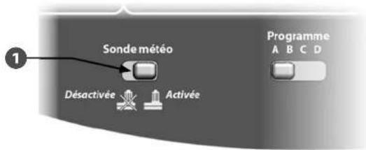 RAIN BIRD ESPLXMEF - Pour activer une sonde météo locale : - 1