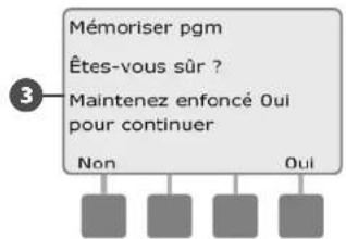 RAIN BIRD ESPLXMEF - Enregistrer les programmes par défaut - 5