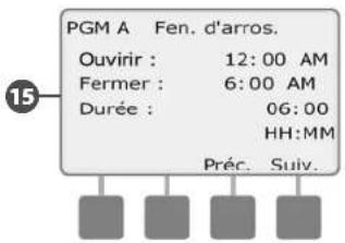 RAIN BIRD ESPLXMEF - Vérifier les informations d'une station : - 17