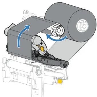 ZEBRA ZT111 - Ouvrez le capot d'accès aux supports - 8