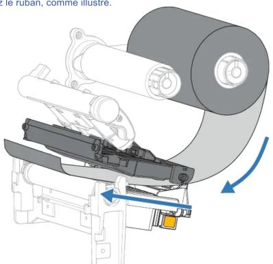 ZEBRA ZT111 - Ouvrez le capot d'accès aux supports - 7