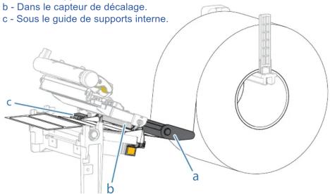 ZEBRA ZT111 - Ouvrez le capot d'accès aux supports - 4