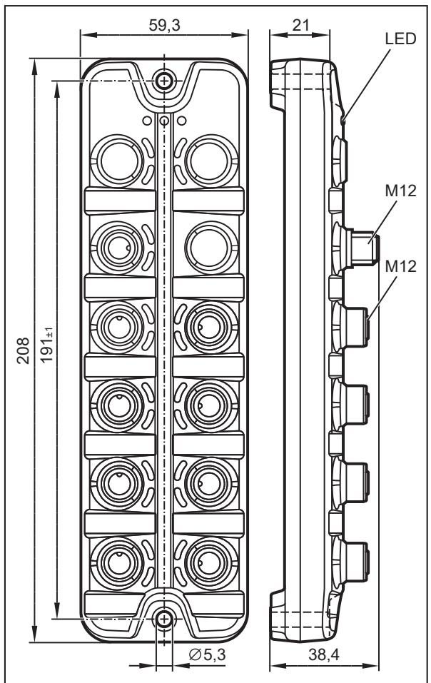 IFM AC2951 - Maßzeichnung - 2