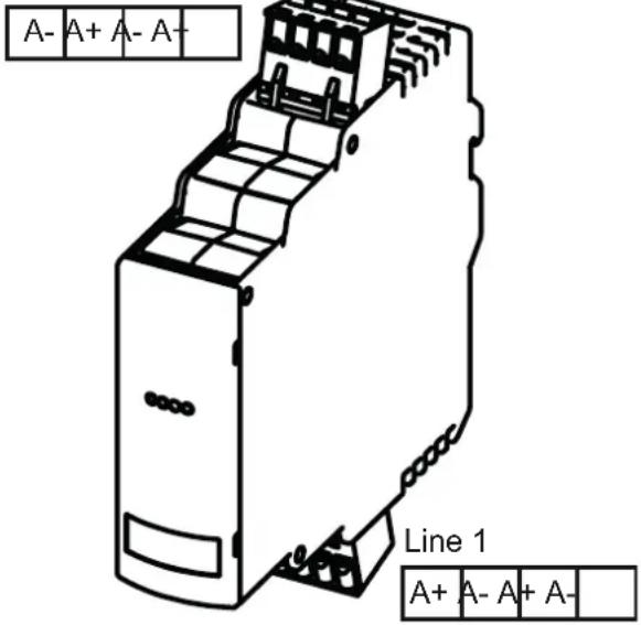 IFM AC3225 - Raccordement des bornes - 1