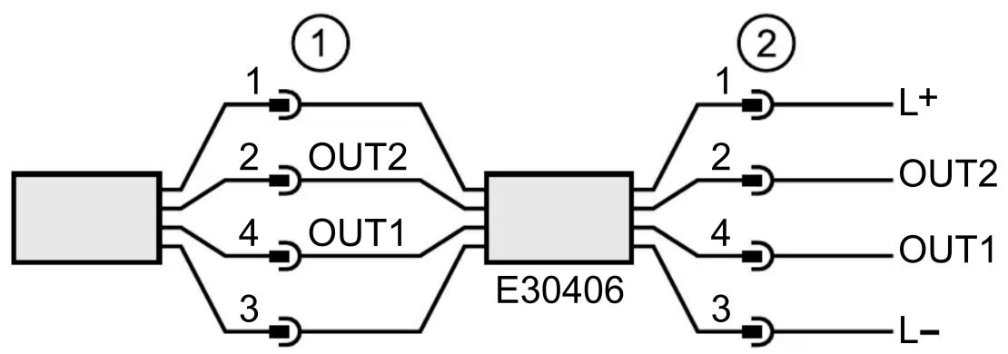 IFM E30406 - Raccordement électrique3 - 2