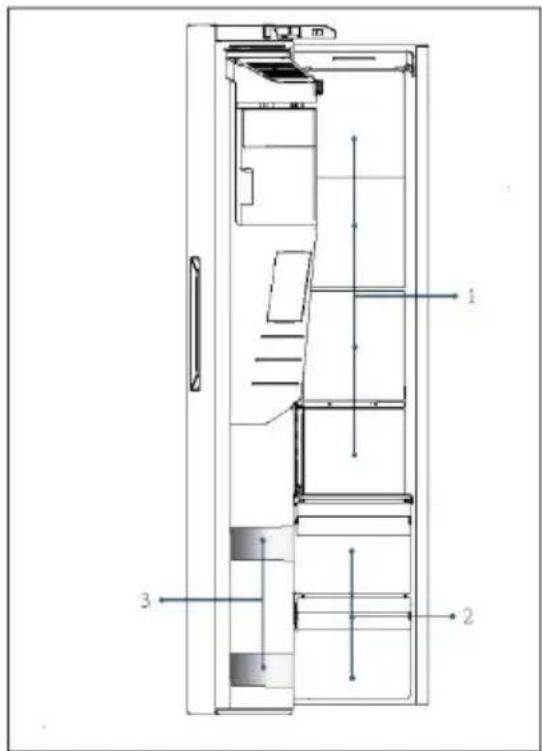 HAIER HSR5918DIMP - Armazenamento no congelador - 1