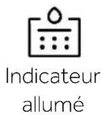 Indicateur allumé