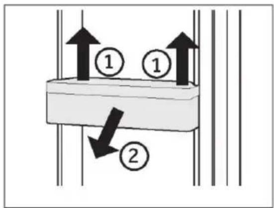 HAIER HSR5918DIMP - Estantes de puerta/soportes para botellas desmontables - 1