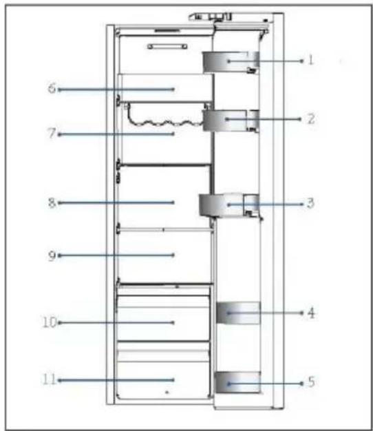 HAIER HSR5918DIMP - Uložení do prostoru chladničky - 1