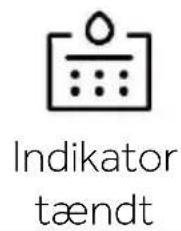 Indikator tændt
