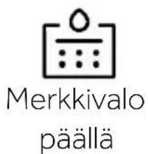 Merkkivalo päällä
