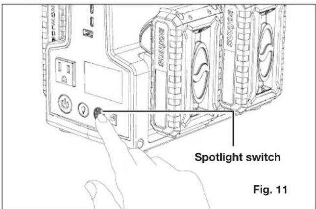 Sun Joe 24V300WI - Using the Spotlight - 1