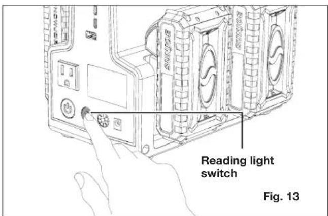Sun Joe 24V300WI - Using the Reading Light - 1