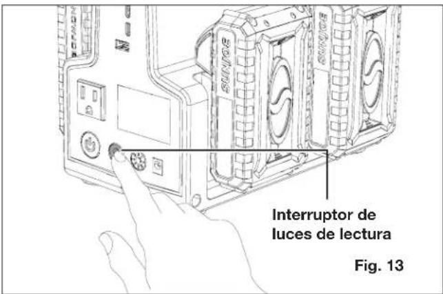 Sun Joe 24V300WI - Uso de luces de lectura - 1