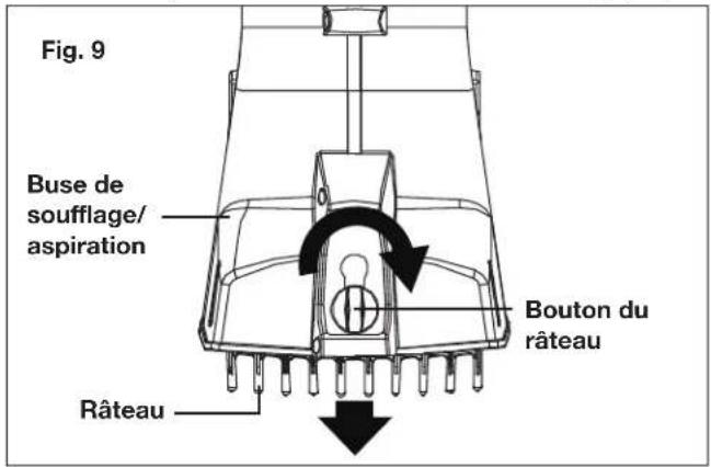 Sun Joe SBJ702E - Réglage du râteau - 2