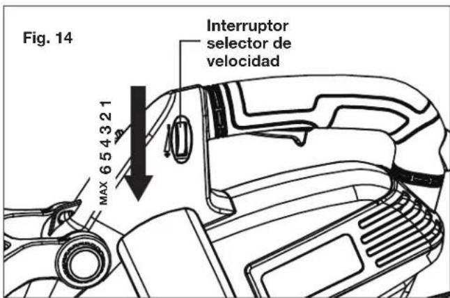 Sun Joe SBJ702E - Control de velocidad - 1