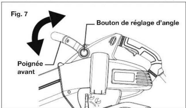Sun Joe SBJ702E - Réglage de la poignée avant - 1