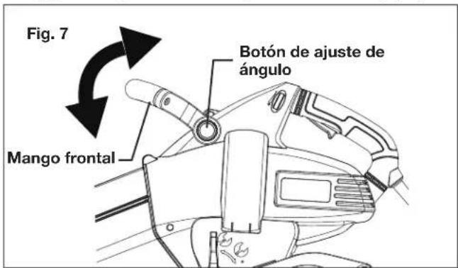 Sun Joe SBJ702E - Ajuste del mango frontal - 1