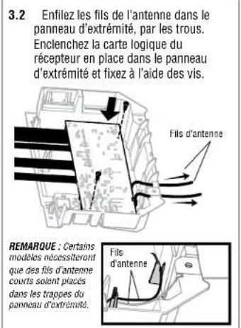 CHAMBERLAIN 050ACTWFATS - Installez la nouvelle carte logique du récepteur - 2