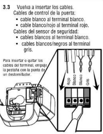 CHAMBERLAIN 050ACTWFATSMC - Instalar la tarjeta lógica del receptor - 3