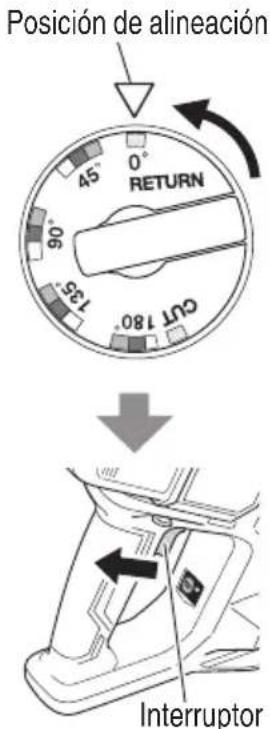 HiKOKI VB3616DA - Ajuste el dial de ajuste en "RETURN" - 1