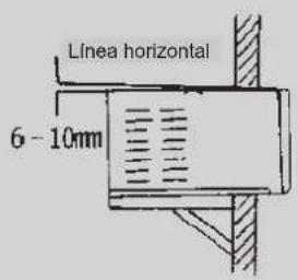 Linea horizontal 6 - 10mm