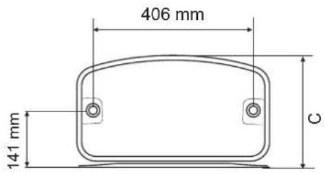 406 mm 141 mm C