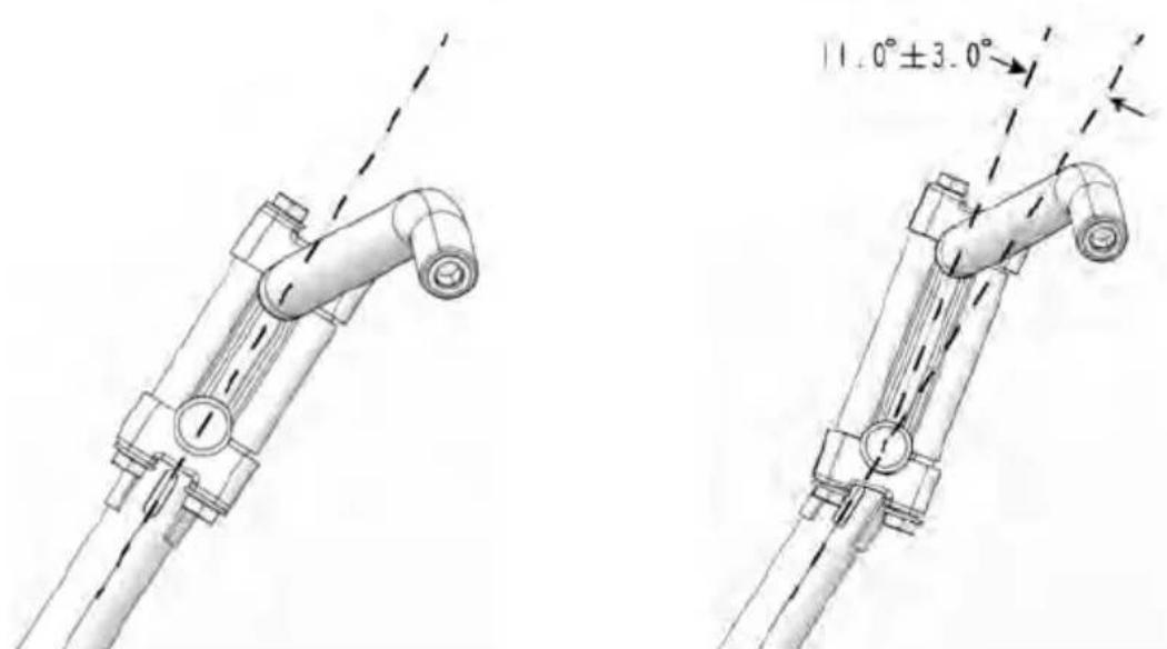 POLARIS 850 Switchback ProS (2020) - ANGLE DU SUPPORT DE GUIDON - 1
