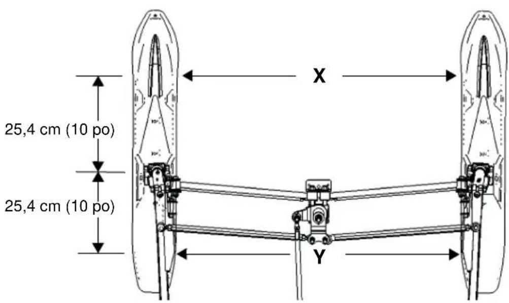 POLARIS WideTrak LX (2014) - Système de direction Alignment des skis - 1