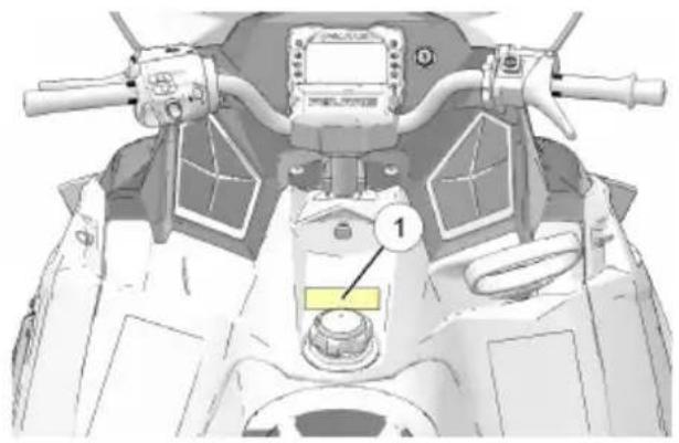 POLARIS 550 Voyageur 155 (2017) - AVERTISSEMENT AUCUN PASSAGER (MODELES POUR UN MOTONEIGISTE) - 1