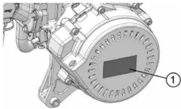 POLARIS 550 Voyageur 155 (2017) - NUMÉRO DE SÉRIE DU MOTEUR - 1