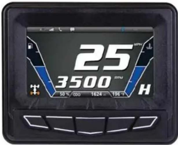 POLARIS 550 Voyageur 155 (2016) - CARACTERISTIQUES ET COMMANDES ÉCRAN D'AFFICHAGE INTERACTIF - 1