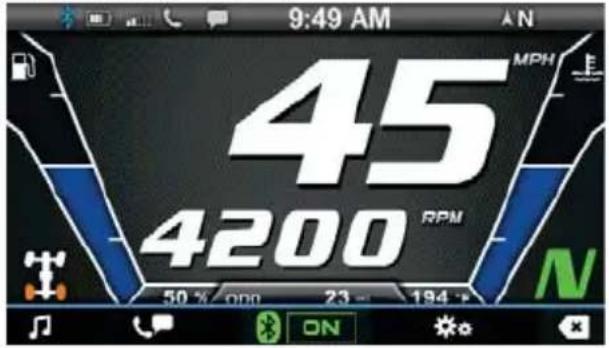 POLARIS 550 Indy (2015) - ACTIVATION/DÉSACTIVATION DE BLUETOOTH - 1