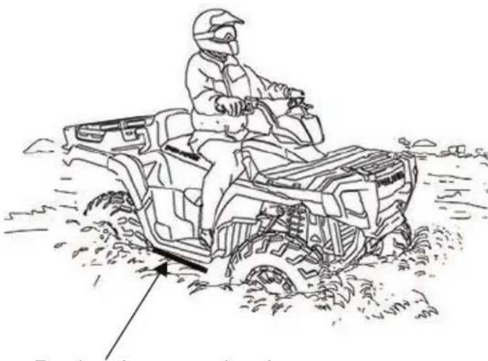 POLARIS Sportsman 1000 XP MD (2017) - FONCTIONNEMENT Conduite dans I'eau - 1