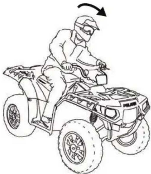 POLARIS Sportsman 1000 XP MD (2017) - Virage du vehicule - 1