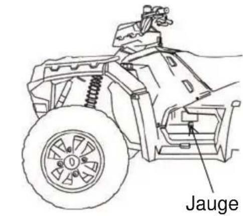 POLARIS Sportsman 1000 XP MD (2017) - Niveau d'huile - 1