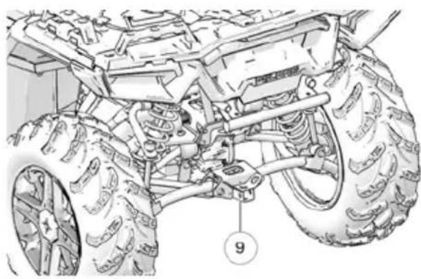 POLARIS Sportsman Touring 850 SP (2019) - Étiquette de capacité d'attelage - 1