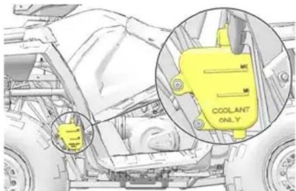 POLARIS Sportsman 570 SP (2019) - LIQUIDE DE REFROIDISSEMENT DANS LE VASE D'EXPANSION - 1