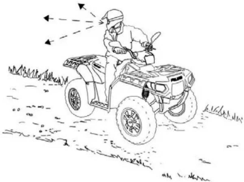 POLARIS Sportsman 450 HO Utility (2019) - CONDUITE EN MARCHE ARRIÈRE - 1