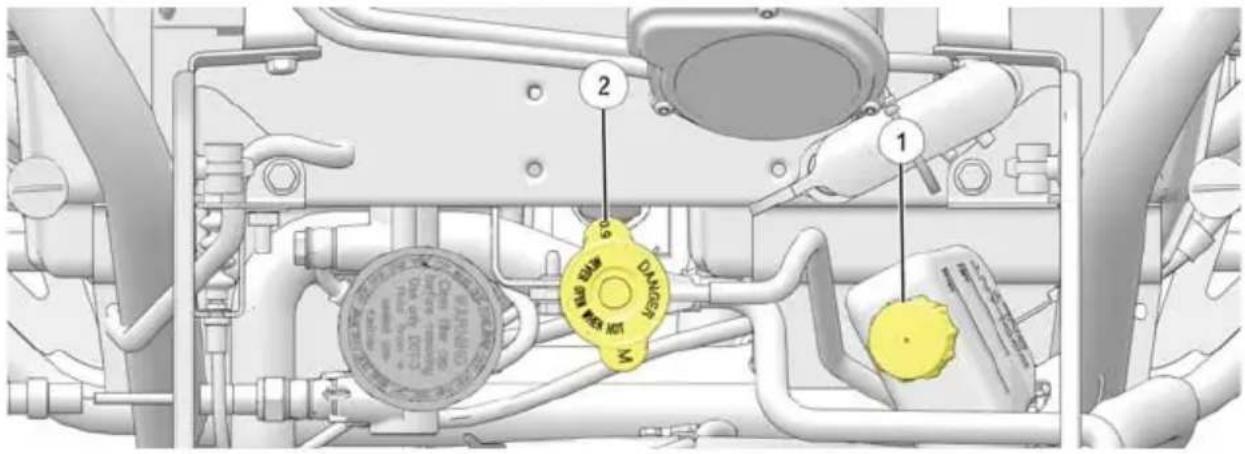POLARIS Ace 570 SP (2018) - NIVEAU DU LIQUIDE DE REFROIDISSEMENT DANS LE RADIATEUR - 1
