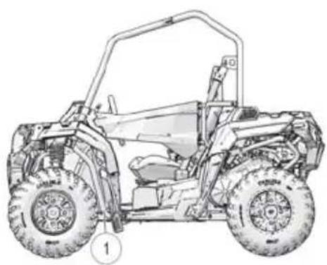 POLARIS Ace 570 SP (2018) - NUMÉROS D'IDENTIFICATION DU VÉHICULE - 1