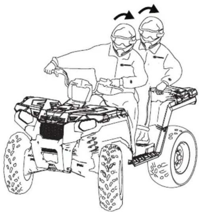 POLARIS Sportsman 570 SP (2017) - FONCTIONNEMENT Conduite avec un passager - 1